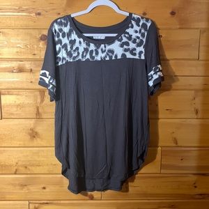 Maurices 24/6 leopard top